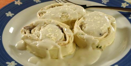 Rondelli Ricota com passas